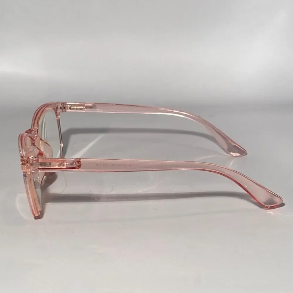 1135 Colette 4.0 Clear  Pink Reading Glasses Soft Butterfly Style Readers NWT